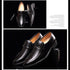 Elegant Leather Men’s Formal Shoes - Luxury Slip-On Loafers for Dressy Occasions, Breathable Moccasins, Versatile Casual Business Footwear in Plus Sizes 38-44